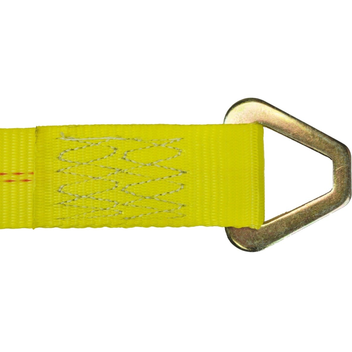 VULCAN Car Tie Down Axle Strap with Wear Pad - 3-Ply Stiff - 3,300 Pound Safe Working Load
