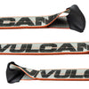 VULCAN Car Tie Down Axle Strap with Wear Pad Eyes - Eye and Eye - 2 Inch x 22 Inch - Silver Series - 4 Pack - 3,300 Pound Safe Working Load