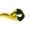 VULCAN Car Tie Down Axle Strap with Wear Pad Eyes - Eye and Eye - 2 Inch x 22 Inch - Classic Yellow - 4 Pack - 3,300 Pound Safe Working Load