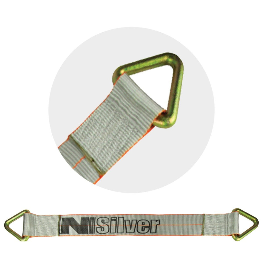 VULCAN Car Tie Down Axle Straps - 3 Inch x 30 Inch - 5,000 Pound Safe Working Load