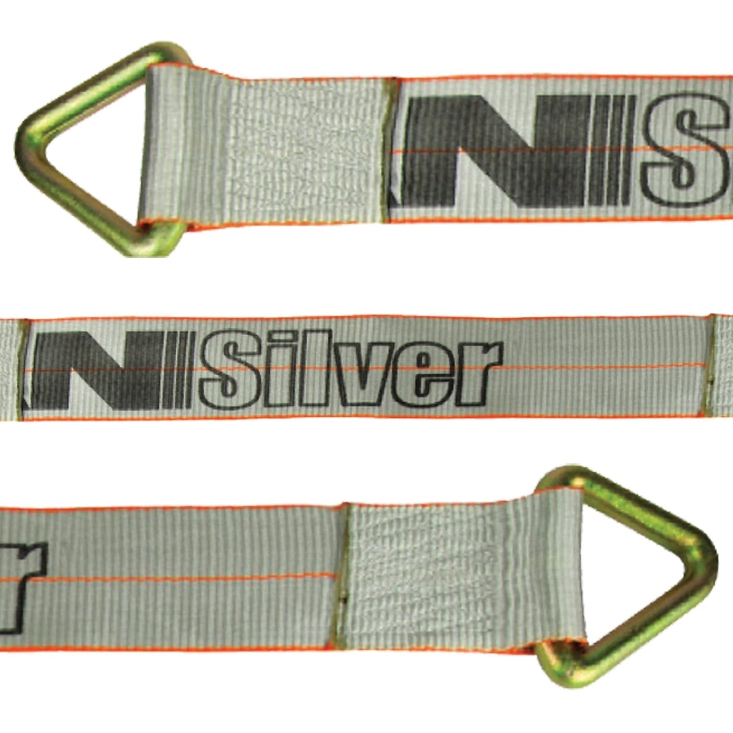 VULCAN Car Tie Down Axle Straps - 3 Inch x 30 Inch - 5,000 Pound Safe Working Load