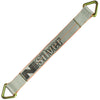 VULCAN Car Tie Down Axle Straps - 3 Inch x 30 Inch - 5,000 Pound Safe Working Load