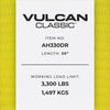 VULCAN Car Tie Down Axle Straps - 3 Inch x 30 Inch - 5,000 Pound Safe Working Load