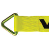VULCAN Car Tie Down Axle Straps - 3 Inch x 30 Inch - 5,000 Pound Safe Working Load