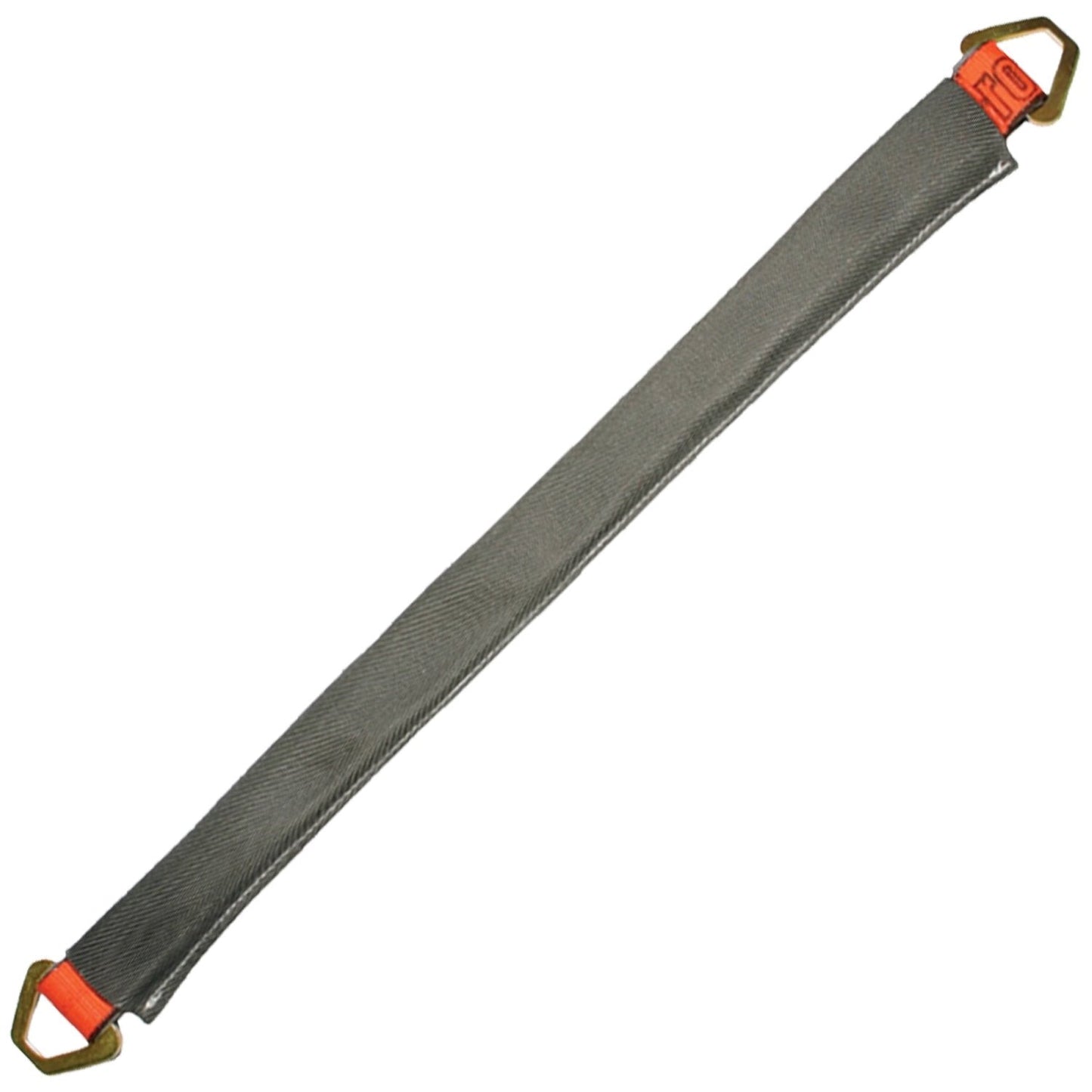 VULCAN Car Tie Down Axle Strap with Wear Pad - 3-Ply Stiff - 3,300 Pound Safe Working Load