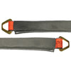 VULCAN Car Tie Down Axle Strap with Wear Pad - 3-Ply Stiff - 3,300 Pound Safe Working Load