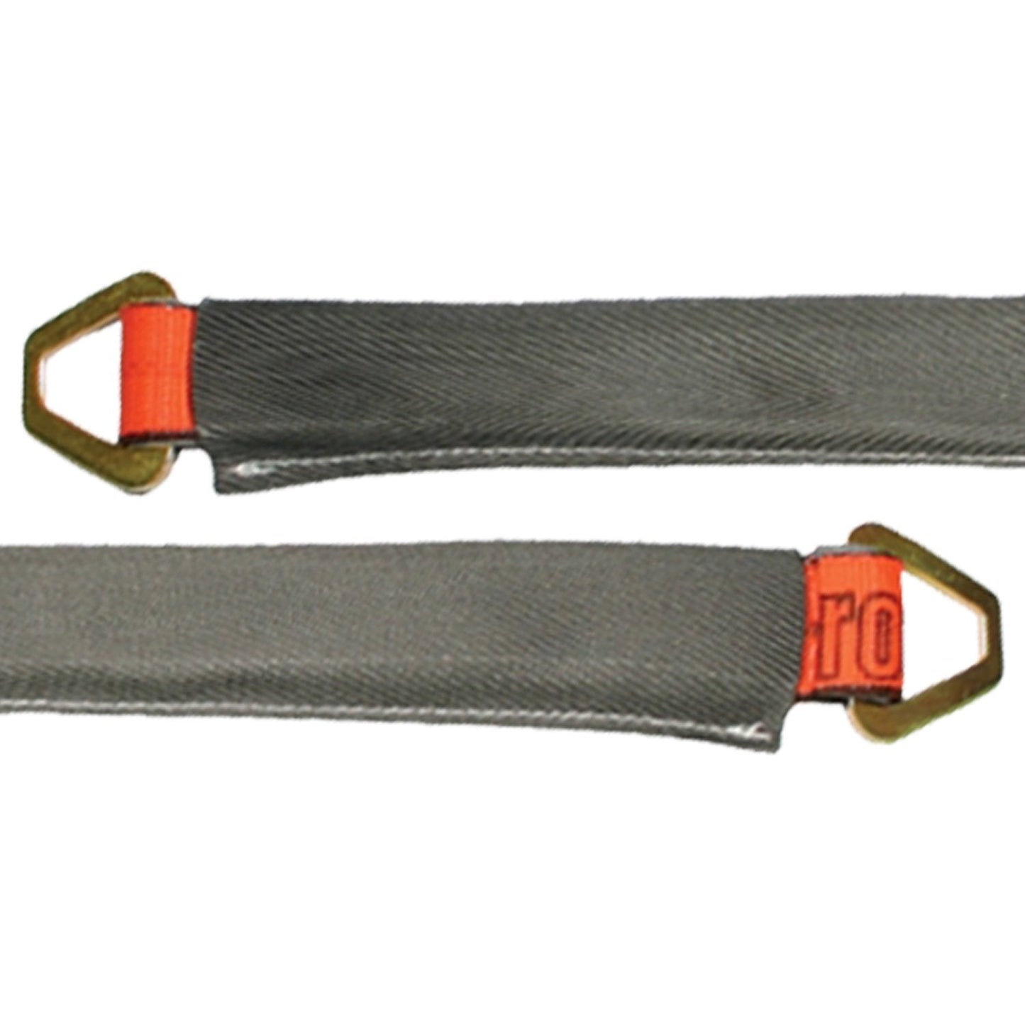 VULCAN Car Tie Down Axle Strap with Wear Pad - 3-Ply Stiff - 3,300 Pound Safe Working Load