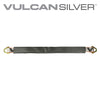 VULCAN Car Tie Down Axle Strap with Wear Pad - 3-Ply Stiff - 2 Inch x 36 Inch - Silver Series - 3,300 Pound Safe Working Load