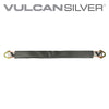VULCAN Car Tie Down Axle Strap with Wear Pad - 3-Ply Stiff - 3,300 Pound Safe Working Load