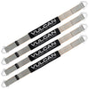 VULCAN Car Tie Down Axle Strap with Wear Pad - 2 Inch x 36 Inch - 4 Pack - Silver Series - 3,300 Pound Safe Working Load