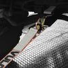 VULCAN Axle Tie Down Combo Straps with Chain Tail Ratchet - 2 Inch x 114 Inch - 4 Pack - 3,300 Pound Safe Working Load