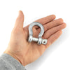 VULCAN Shackles with Screw Pins - Grade 43 - 3/8 Inch - 10 Pack - 4,000 Pound Safe Working Load