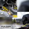 VULCAN Ultimate Axle Tie Down Kit - Classic Yellow Webbing - Includes (2) 22 Inch And (2) 36 Inch Axle Straps, (2) 96 Inch Snap Hook Ratchet Strap, And (2) 112 Inch Loop Tie Down Combinations