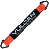 VULCAN Complete Axle Strap Tie Down Kit with Wire J-Hook Ratchet Straps - Heavy Duty Optic Orange ProSeries Webbing - Includes (4) 22 And (4) 36 Inch Axle Tie Downs, And (4) 8' Wire Hook Straps