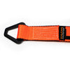 VULCAN Complete Axle Strap Tie Down Kit with Wire J-Hook Ratchet Straps - Heavy Duty Optic Orange ProSeries Webbing - Includes (4) 22 And (4) 36 Inch Axle Tie Downs, And (4) 8' Wire Hook Straps