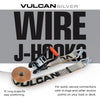 VULCAN Complete Axle Strap Tie Down Kit with Wire Hook Ratchet Straps - Silver Series - Includes (4) 22 Inch Axle Straps, (4) 36 Inch Axle Straps, and (4) 15' Wire J Hook Ratchet Straps