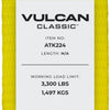 VULCAN Complete Axle Strap Tie Down Kit with Snap Hook Ratchet Straps - Classic Yellow Webbing - Includes (4) 22 And (4) 36 Inch Axle Tie Downs, And (4) 8' Snap Hook Straps