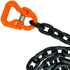 VULCAN Front Axle Chain and Binder Kit - Grade 80 - 7,100 Pound Safe Working Load - Includes 2 Chains and 1 Matching Binder