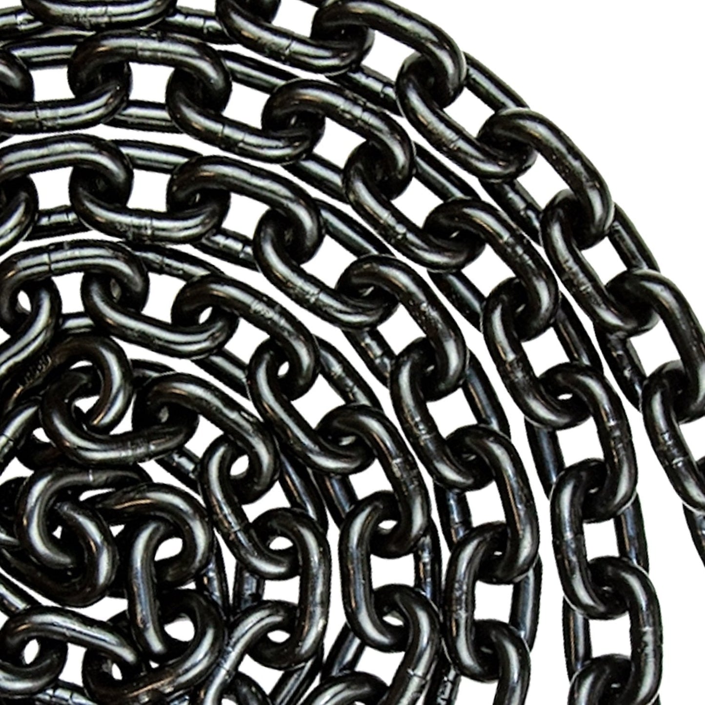 VULCAN Binder/Safety Chain Tie Down with Grab Hooks - Grade 80 - 1/2 Inch x 10 Foot - 12,000 Pound Safe Working Load