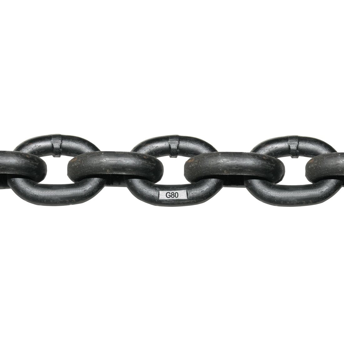VULCAN Binder Chain Tie Down with Grab Hooks - Grade 80 - 3/8 Inch x 16 Foot - 7,100 Pound Safe Working Load
