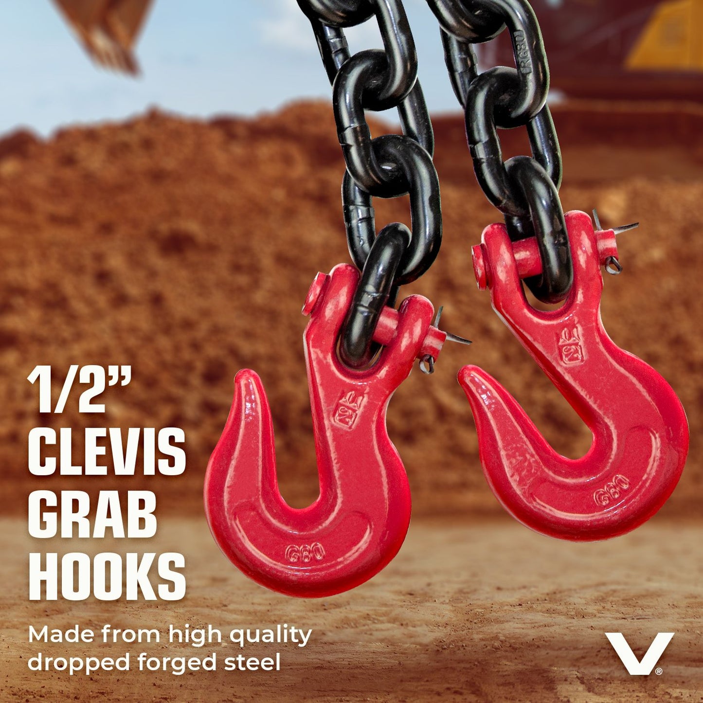 VULCAN Binder and Safety Chain Tie Down - Grade 80