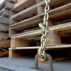 VULCAN Binder Chain with Grab and Sling Hooks - Grade 70 Standard Duty - 3/8 Inch x 4 Foot - 6,600 Pound Safe Working Load