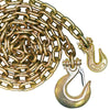 VULCAN Safety/Binder Chain with Clevis Grab Hook/Slip Hook - Grade 70 - 5/16 Inch x 10 Foot - 4,700 Pound Safe Working Load