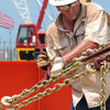 VULCAN Safety/Binder Chain with Clevis Grab Hooks - Grade 70 - 3/8 Inch x 10 Foot - 2 Pack - 6,600 Pound Safe Working Load