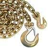 VULCAN Binder Chain with Grab and Sling Hooks - Grade 70 Standard Duty - 3/8 Inch x 16 Foot - 6,600 Pound Safe Working Load