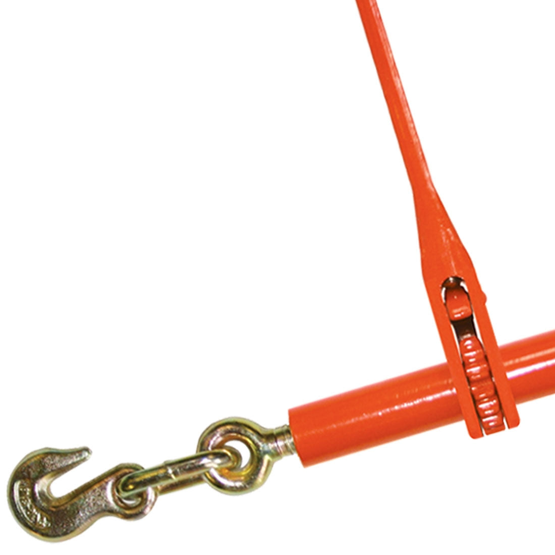 VULCAN Chain and Load Binder Kit - (2) Grade 70 3/8 Inch x 20 Foot Chains And (2) Ratchet Load Binders - 4,700 Pound Safe Working Load