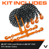 VULCAN Chain and Binder Kit - Grade 100 - 3/8 Inch x 16 Foot