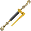 VULCAN Chain and Load Binder Kit - (2) Grade 80 1/2 Inch x 10 Foot Chains And (2) Ratchet Load Binders - 48,000 Pound Safe Working Load