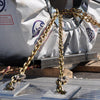 VULCAN Chain and Load Binder Kit - (2) Grade 70 1/2 Inch x 20 Foot Chains And (2) Ratchet Load Binders - 9,200 Pound Safe Working Load