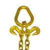 VULCAN Tow Chain Bridle - R-Hooks - Twisted T/J Combo Hooks - Grade 70 Chain - 48 Inches - 4,700 Pound Safe Working Load