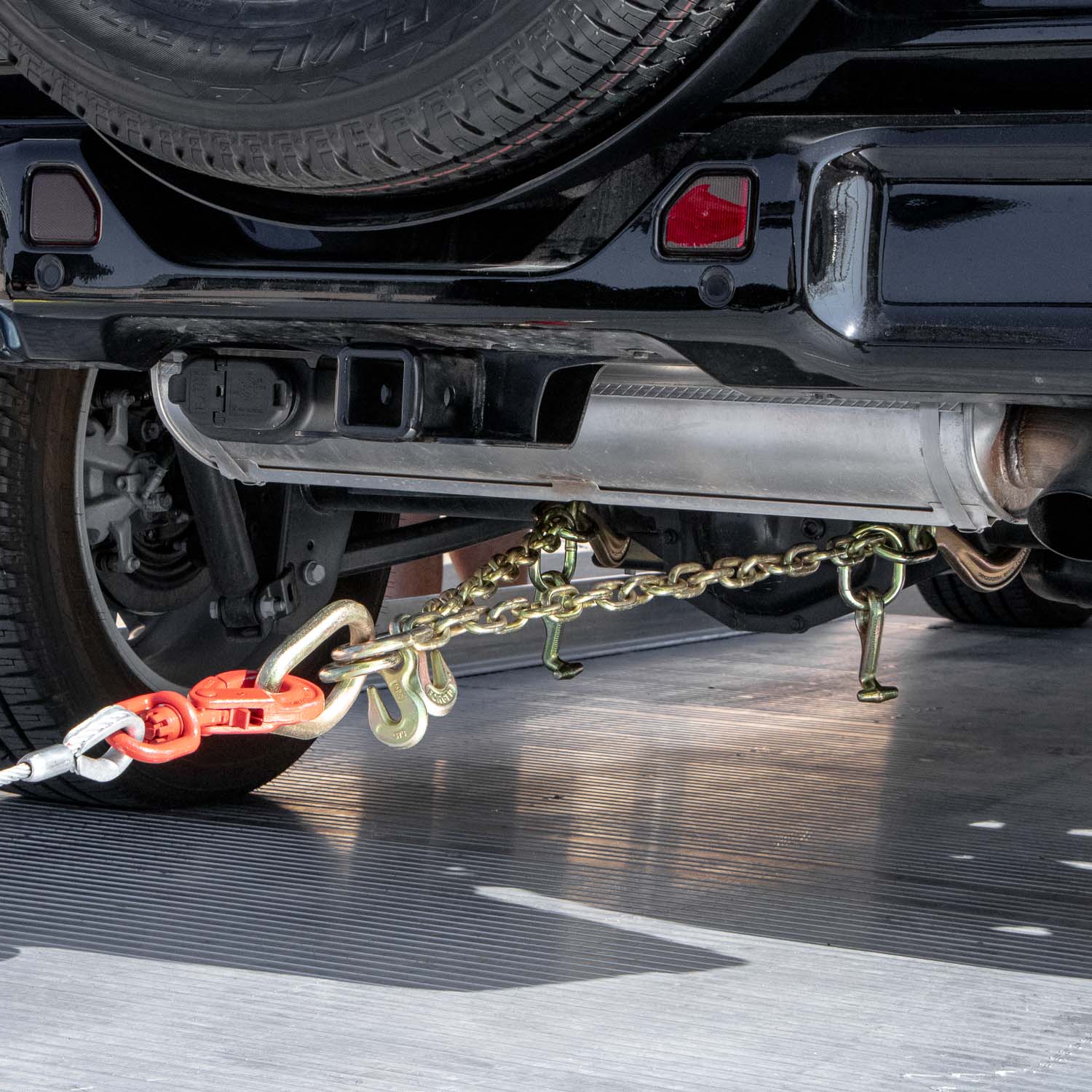 G70 V-Chain 5/16" X 2’ Large J-hooks Flatbed Tow Truck Rollback - Foto 13