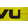 VULCAN Winch Strap with Twisted Snap Hook - 2 Inch x 15 Foot - Classic Yellow - 3,300 Pound Safe Working Load