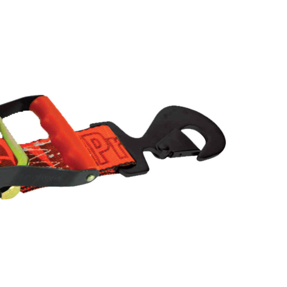 VULCAN Car Tie Down with Universal Fast-Strap Frame Hook - 72 Inch - 2 Pack - PROSeries - 3,300 Pound Safe Working Load