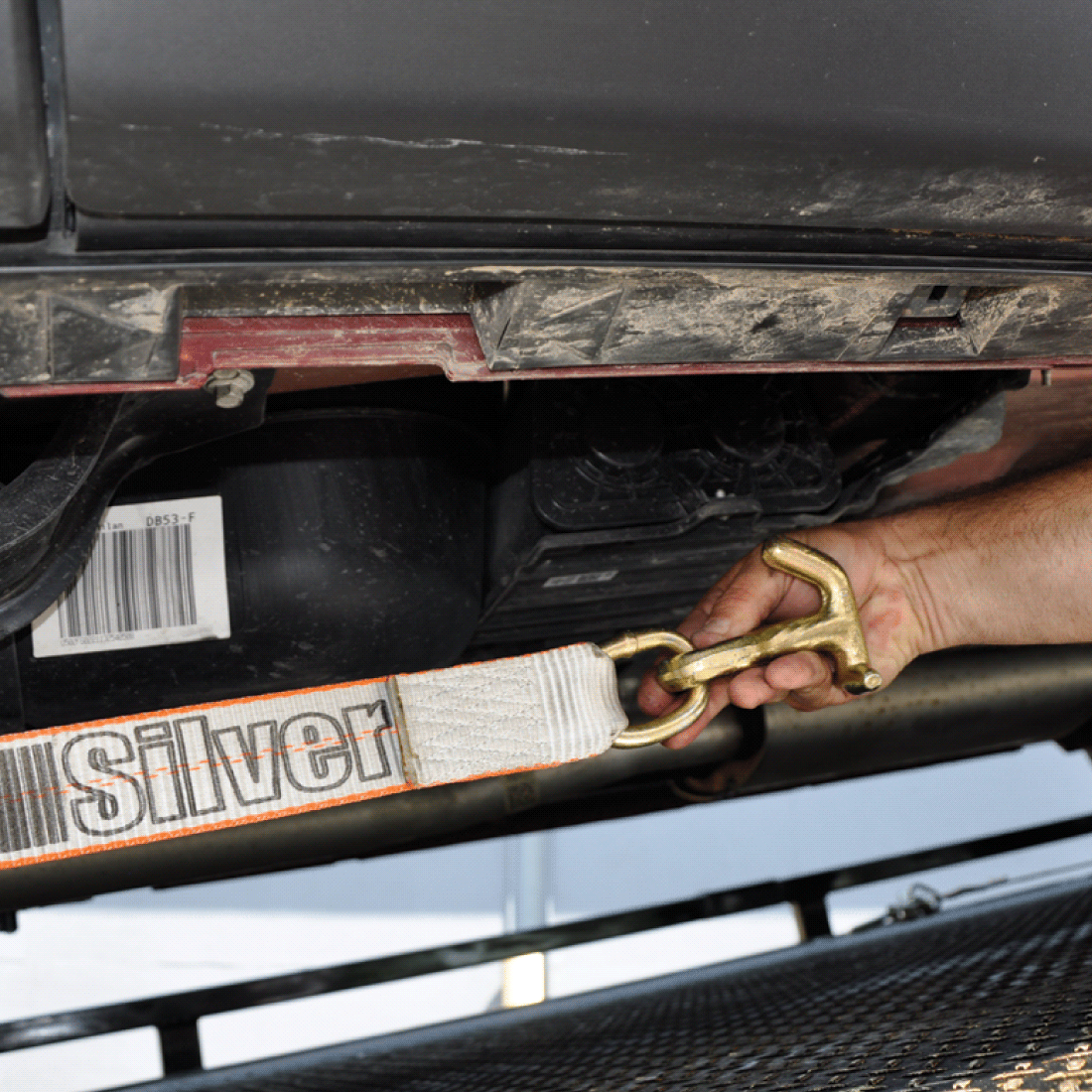 VULCAN Snap Hook Car Tie Down with Universal T/J Hook - 3,300 Pound Safe Working Load