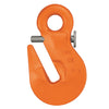 Eye Grab Hook with Safety Latch - 3/8 Inch - Grade 100 - 8,800 Pound Safe Working Load