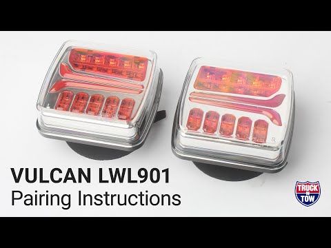 VULCAN Wireless LED Towing and Trailer Light Kit For Trucks, Trailers, RVs, SUVs, and Boats