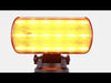 VULCAN High Intensity Magnetic LED Flasher - Amber - Runs on Four Standard AA Batteries - Includes Adjustable Magnetic Base