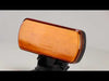 VULCAN High Intensity Magnetic LED Flasher - Amber - Runs on Four Standard AA Batteries - Includes Adjustable Magnetic Base