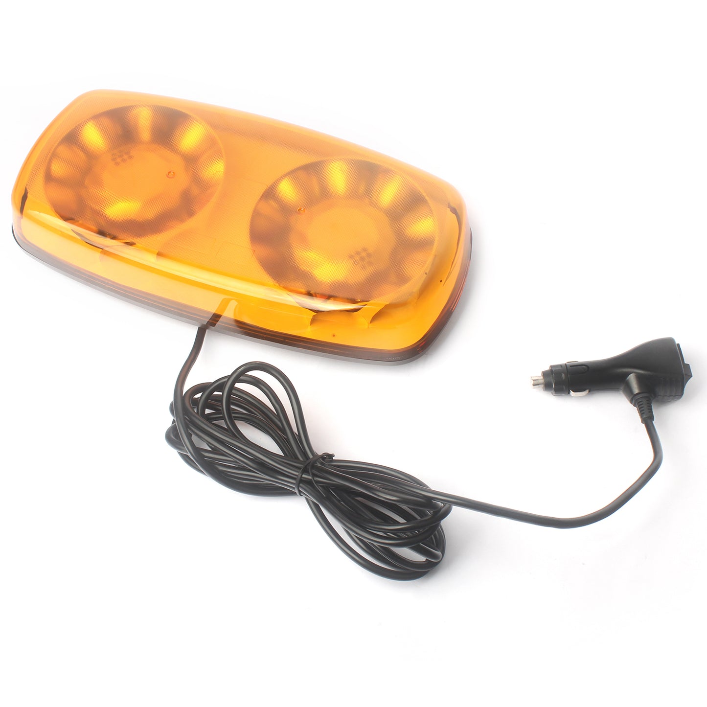 VULCAN Magnetic Amber LED Mini Light Bar - Class 2 - For Oversize Loads, Trucks, Trailers, SUVs, and Pilot Cars