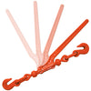 VULCAN Load Binder with 2 Grab Hooks - 4 Pack - Lever Style - 5,400 Pound Safe Working Load - For 5/16 Inch Grade 70 or 3/8 Inch Grade 43 Chain