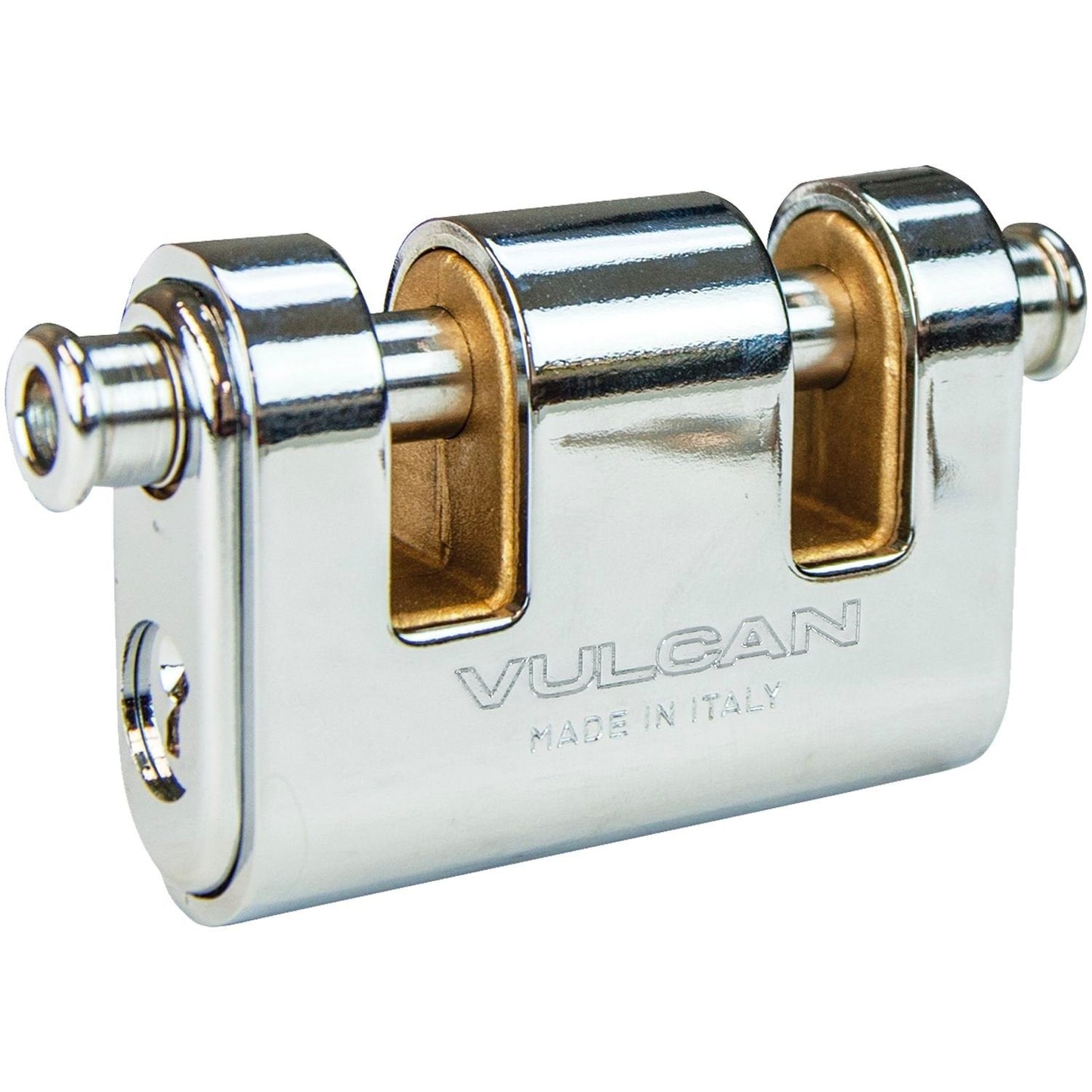 VULCAN Viro Panzer Security Lock for Inch Chain - Premium Case-Hardened - Cannot Be Cut with Bolt Cutters or Hand Tools