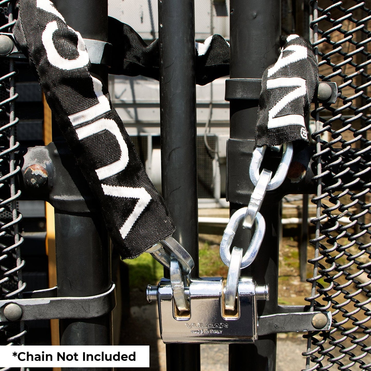 VULCAN Viro Panzer Security Lock for Inch Chain - Premium Case-Hardened - Cannot Be Cut with Bolt Cutters or Hand Tools