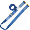 VULCAN Logistic Strap For E Track - Cam Buckle - 20 Foot - 6 Pack - Blue - 833 Pound Safe Working Load