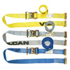 VULCAN Ratchet Style E-Track Interior Van Logistic Strap 18 Piece Combo Pack