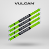 VULCAN Car Tie Down Axle Strap with Wear Pad - 2 Inch x 36 Inch - 4 Pack - High-Viz - 3,300 Pound Safe Working Load