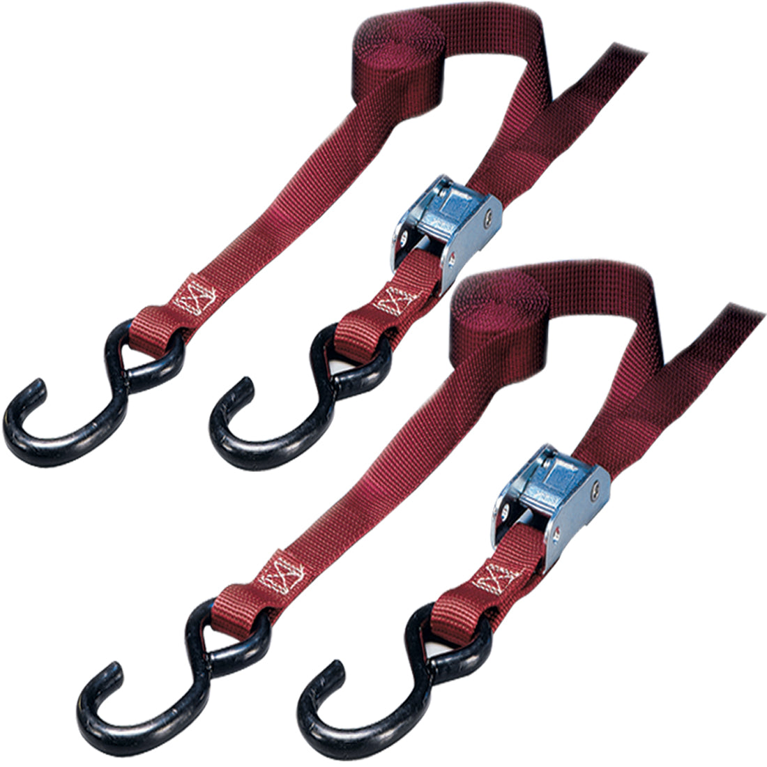 VULCAN Cam Buckle Tie Downs - 6 Foot - 2 Pack